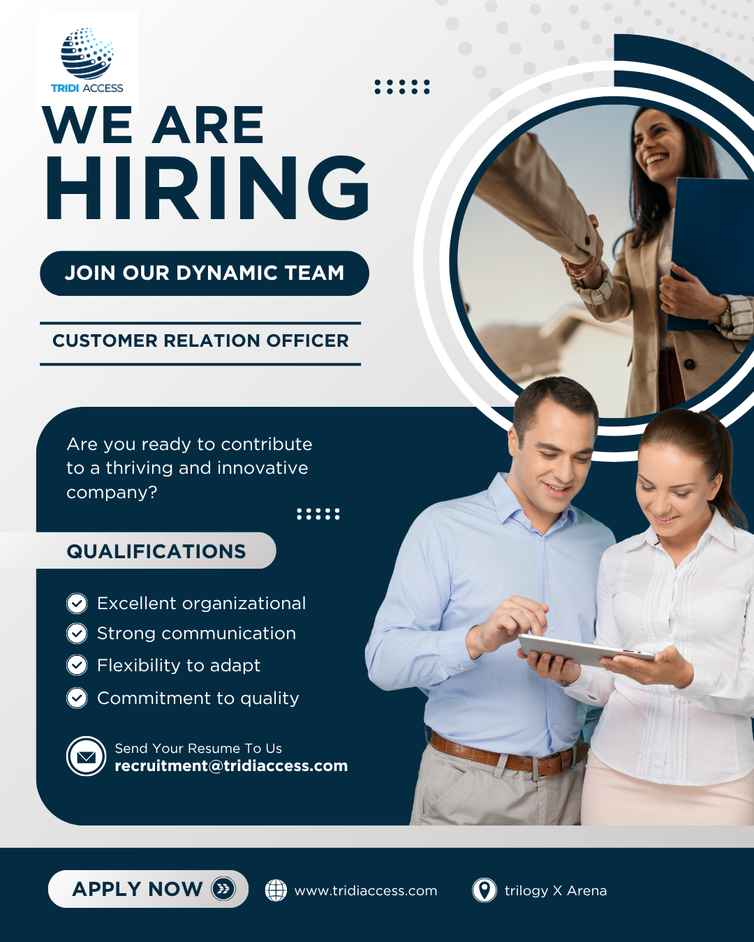 Tridiaccess Career